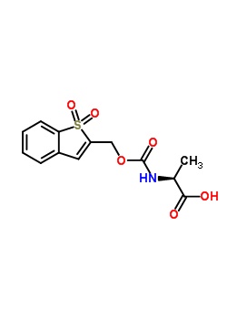 N-Bsmoc-L-丙氨酸结构式_197245-15-1结构式