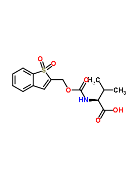 N-Bsmoc-L-缬氨酸结构式_197245-17-3结构式
