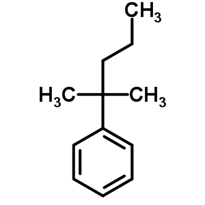 (1,1-二甲基丁基)-苯结构式_1985-57-5结构式