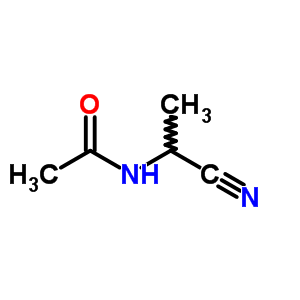 N-(1-氰基乙基)乙酰胺结构式_19861-71-3结构式