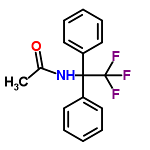 Acetamide,n-(2,2,2-trifluoro-1,1-diphenylethyl)-Structure,1995-76-2Structure Acetamide,n-(2,2,2-trifluoro-1,1-diphenylethyl)- Structure,1995-76-2Structure