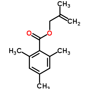 2-甲基-2-丙烯基 2,4,6-三甲基苯甲酸结构式_2000-89-7结构式