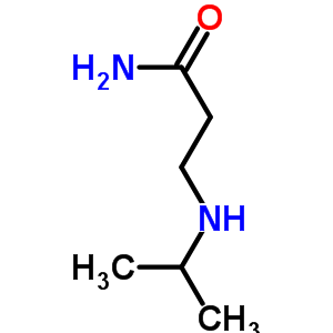 3-(异丙基氨基)丙酰胺结构式_20101-89-7结构式
