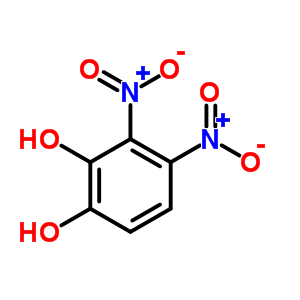 (9ci)-3,4-二硝基-1,2-苯二醇结构式_20184-66-1结构式