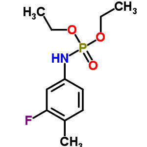 N-二乙氧基膦-3-氟-4-甲基-苯胺结构式_2023-93-0结构式