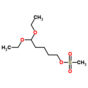 5,5-二乙氧基-1-(甲基磺酰氧基)戊烷结构式_202577-28-4结构式