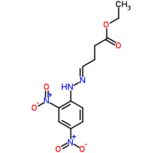 4-[2-(2,4-二硝基苯基)肼基]-丁酸乙酯结构式_20552-76-5结构式