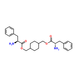 双-l-苯基丙氨酰基环己烷二甲醇结构式_205654-87-1结构式