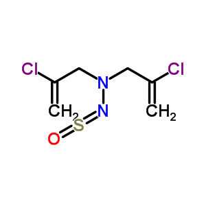 2-氯-N-(2-氯-2-丙烯-1-基)-N-(亚磺酰基氨基)-2-丙烯-1-胺结构式_20570-08-5结构式