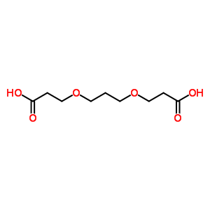 3-[3-(2-羧基乙氧基)丙氧基]丙酸结构式_20575-83-1结构式