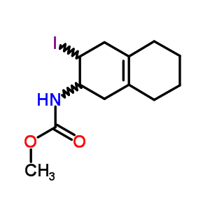 n-(3-碘-1,2,3,4,5,6,7,8-八氢萘-2-基)氨基甲酸甲酯结构式_20646-94-0结构式