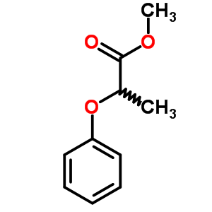 2-苯氧基丙酸甲酯结构式_2065-24-9结构式
