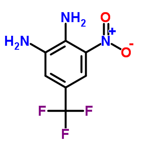 3-Nitro-5-(trifluoromethyl)benzene-1,2-diamineStructure,2078-01-5Structure 3-Nitro-5-(trifluoromethyl)benzene-1,2-diamine Structure,2078-01-5Structure