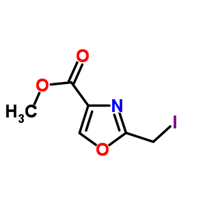 2-碘甲基-4-噁唑羧酸甲酯结构式_208465-67-2结构式