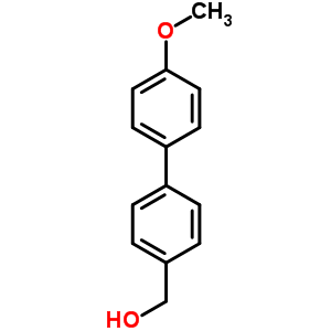 (4-甲氧基联苯-4-基)-甲醇结构式_20854-60-8结构式