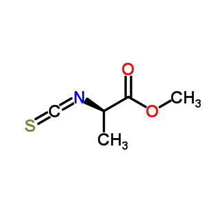 2-异硫代氰酰基丙酸甲酯结构式_21055-39-0结构式