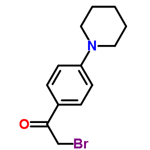 2-溴-1-(4-(哌啶-1-基)苯基)乙酮结构式_210832-84-1结构式