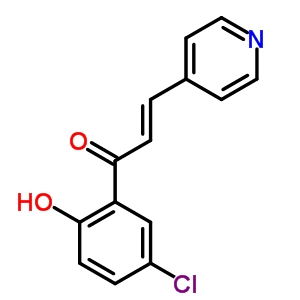 1-(5-氯-2-羟基苯基)-3-(4-吡啶)-2-丙烯-1-酮结构式_2110-10-3结构式
