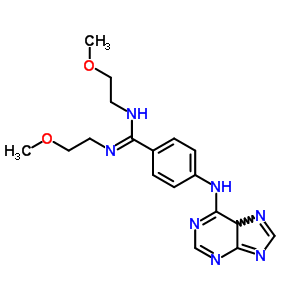 N,N-双(2-甲氧基乙基)-4-(5h-嘌呤-6-基氨基)苯羧酰胺结构式_21267-83-4结构式