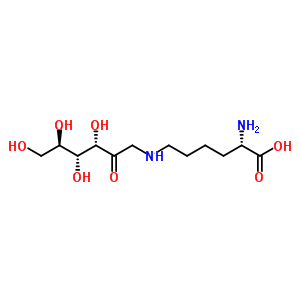 果糖基-赖氨酸结构式_21291-40-7结构式
