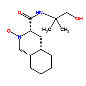 (3S,4as,8as)-2-羰基苄氧基-十氢-n-(2-羟基-1,1-二甲基乙基)-3-异喹啉羧酰胺结构式_213135-53-6结构式