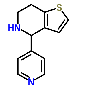 4-吡啶-4-基-4,5,6,7-四氢噻吩并[3,2-c]吡啶结构式_213462-07-8结构式