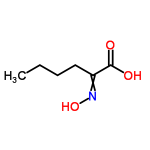 2-(羟基亚氨基)-己酸结构式_21486-55-5结构式