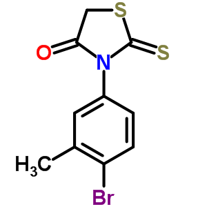 3-(4-溴-3-甲基-苯基)-2-磺酰基-噻唑啉-4-酮结构式_21494-78-0结构式