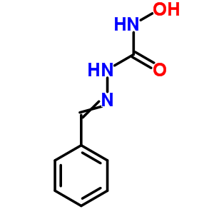 n-羟基-2-(苯基亚甲基)-肼羧酰胺结构式_21520-81-0结构式