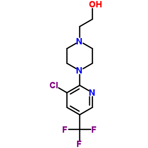 2-[4-[3-氯-5-(三氟甲基)-2-吡啶]哌嗪]-1-乙醇结构式_215434-40-5结构式