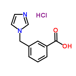 3-咪唑-1-甲基-苯甲酸盐酸盐结构式_218131-32-9结构式