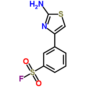 3-(2-氨基-4-噻唑)-苯磺酰氟结构式_2196-70-5结构式