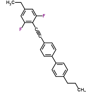 4-(4-乙基-2,6-二氟-苯基乙炔)-4-丙基-联苯结构式_221526-72-3结构式