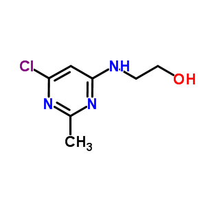 2-[(6-氯-2-甲基-4-嘧啶)氨基]-1-乙醇结构式_22177-97-5结构式