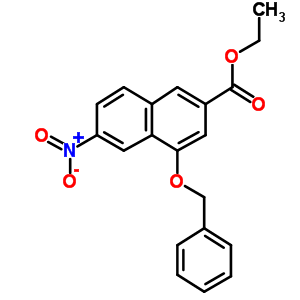 6-硝基-4-(苯基甲氧基)-2-萘羧酸乙酯结构式_222535-05-9结构式