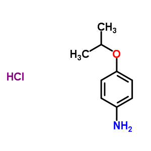 对异丙氧基苯胺盐酸盐结构式_222637-85-6结构式