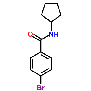 4-溴-n-环戊基苯甲酰胺结构式_223557-21-9结构式