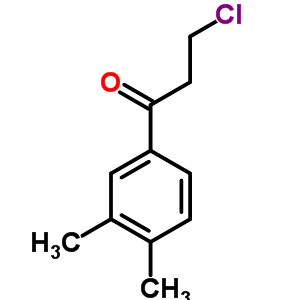 3-氯-1-(3,4-二甲基苯基)丙烷-1-酮结构式_22422-23-7结构式