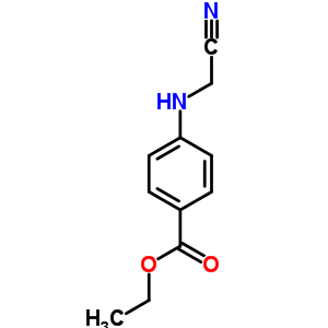 Benzoic acid, 4-[(cyanomethyl)amino]-, ethyl ester (9ci) Structure,22433-08-5Structure