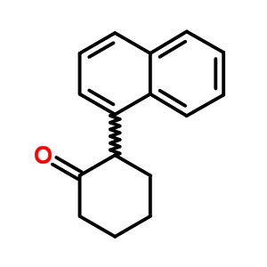 2-(1-萘)-环己酮结构式_22591-15-7结构式