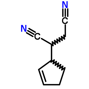 2-(2-环戊烯-1-基)-丁二腈结构式_22755-70-0结构式