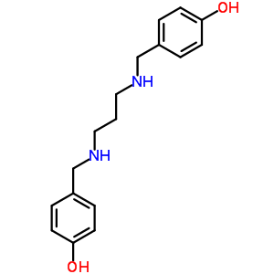 (8CI)-a,a-(三亚甲基二亚氨基)二-对甲酚双盐酸盐结构式_2287-29-8结构式