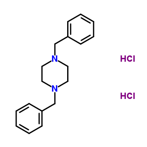 1,4-二苄基哌嗪双盐酸盐结构式_2298-55-7结构式