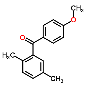 (2,5-二甲基-苯基)-(4-甲氧基-苯基)-甲酮结构式_22996-47-0结构式
