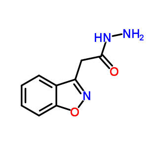2-(1,2-Benzisoxazol-3-yl)acetohydrazideStructure,23008-70-0Structure 2-(1,2-Benzisoxazol-3-yl)acetohydrazide Structure,23008-70-0Structure