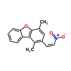 1,4-二甲基-2-(2-硝基乙烯)-二苯并呋喃结构式_23018-26-0结构式
