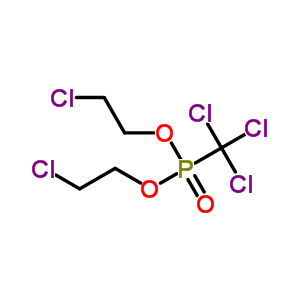 (8CI,9CI)-(三氯甲基)-磷酸 双(2-氯乙基)酯结构式_23055-16-5结构式