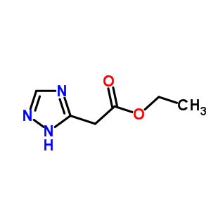 1H-1,2,4-噻唑-5-基乙酸乙酯结构式_23159-61-7结构式
