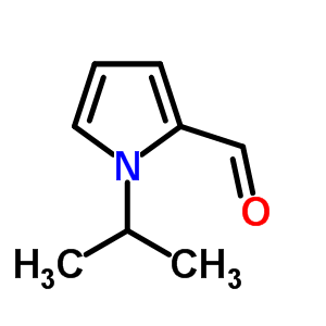 1-异丙基-1H-吡咯-2-甲醛结构式_23373-77-5结构式