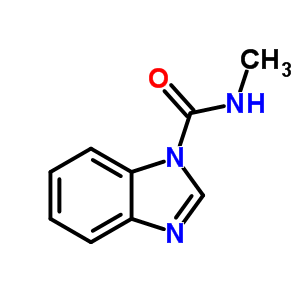 (9ci)-n-甲基-1H-苯并咪唑-1-羧酰胺结构式_23475-48-1结构式